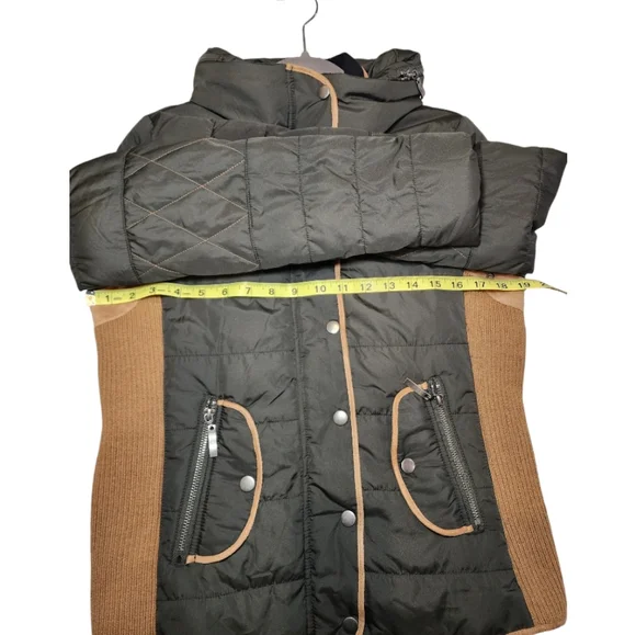 Montana Co Quilted Puffer Jacket Sz S - Picture 5 of 15